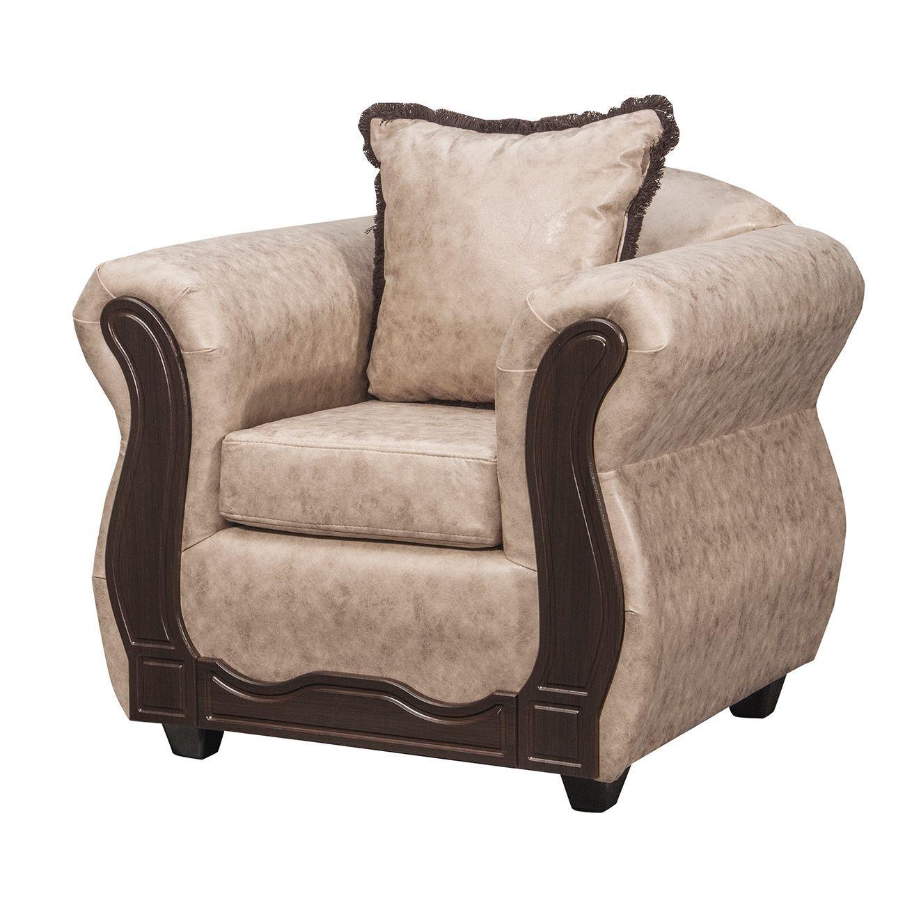 Juego de Living 3 1 1 Sofia PU Beige-4