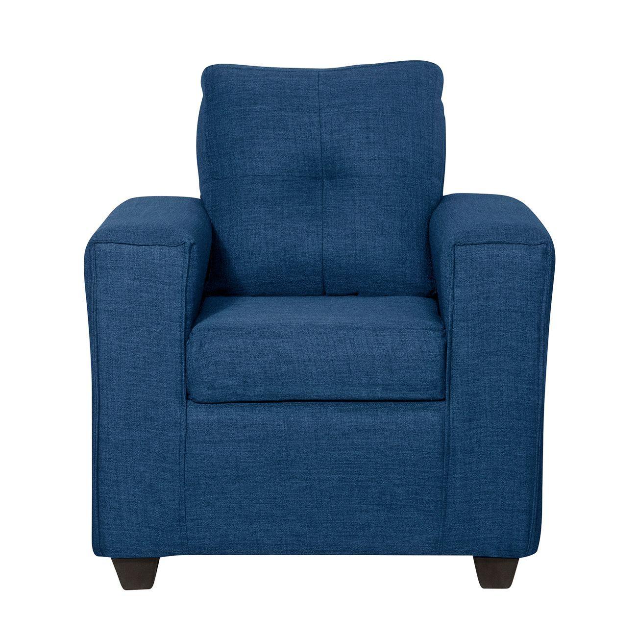 Juego de Living 3 1 1 Ranger Azul-3