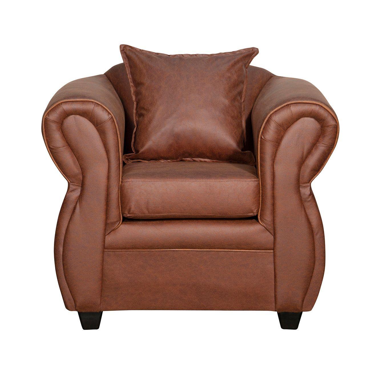 Juego de Living 2 1 1 Emili PU Café-3