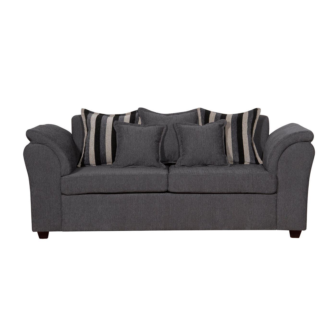 Sofa 3 Cuerpos Juventus Gris-0