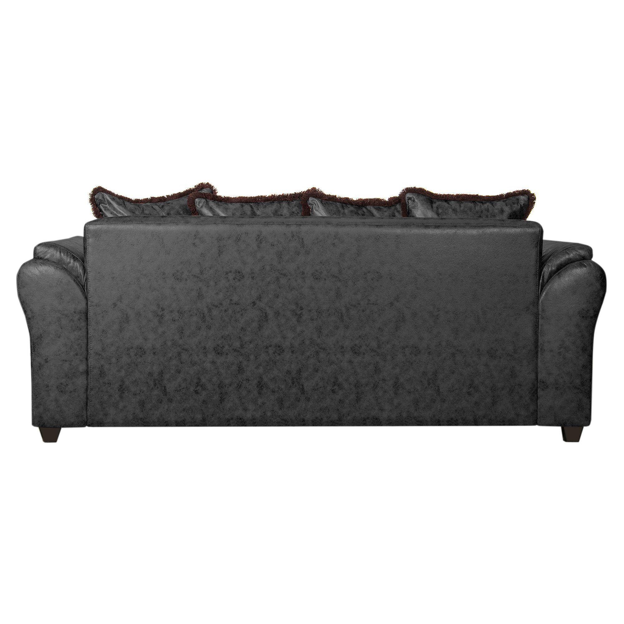 Juego de Living 3 2 Aconcagua Negro-4