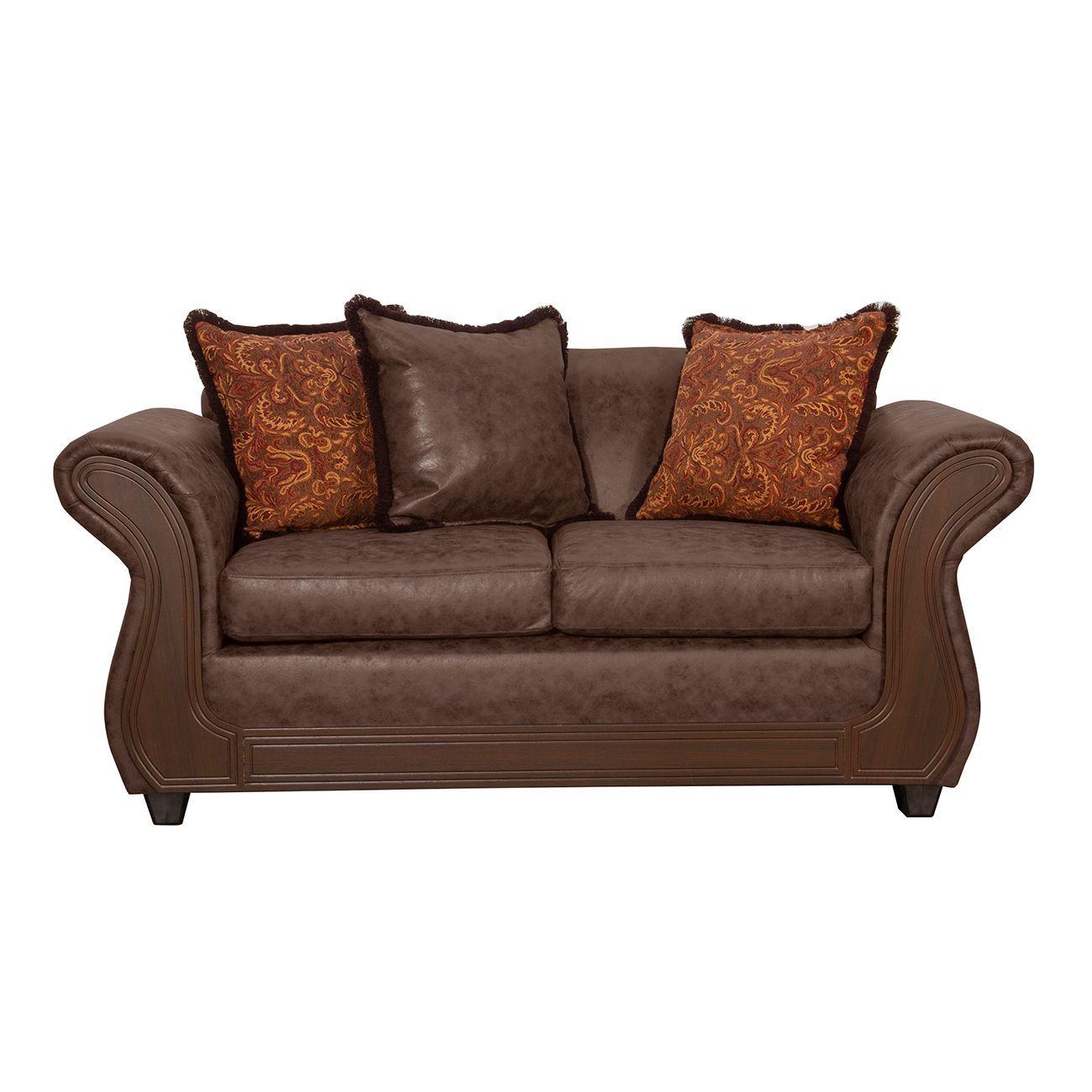 Juego de Living 3 2 Palermo Chocolate-3
