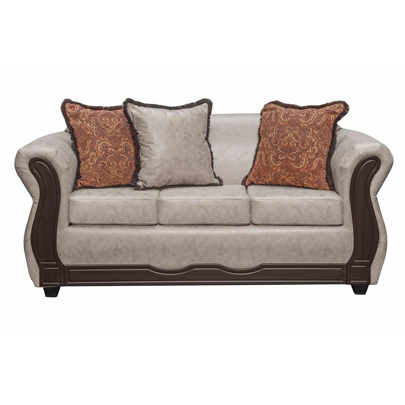 Juego de Living 3 1 1 Sofia PU Crema-1