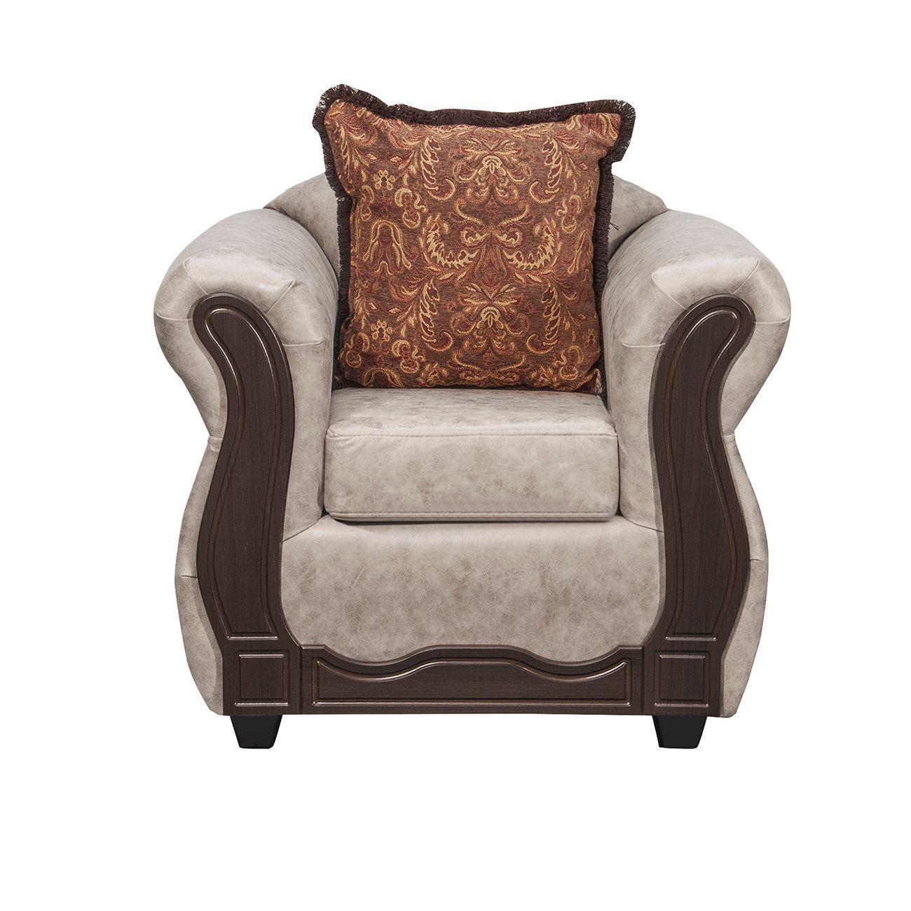 Juego de Living 3 1 1 Sofia PU Crema-4