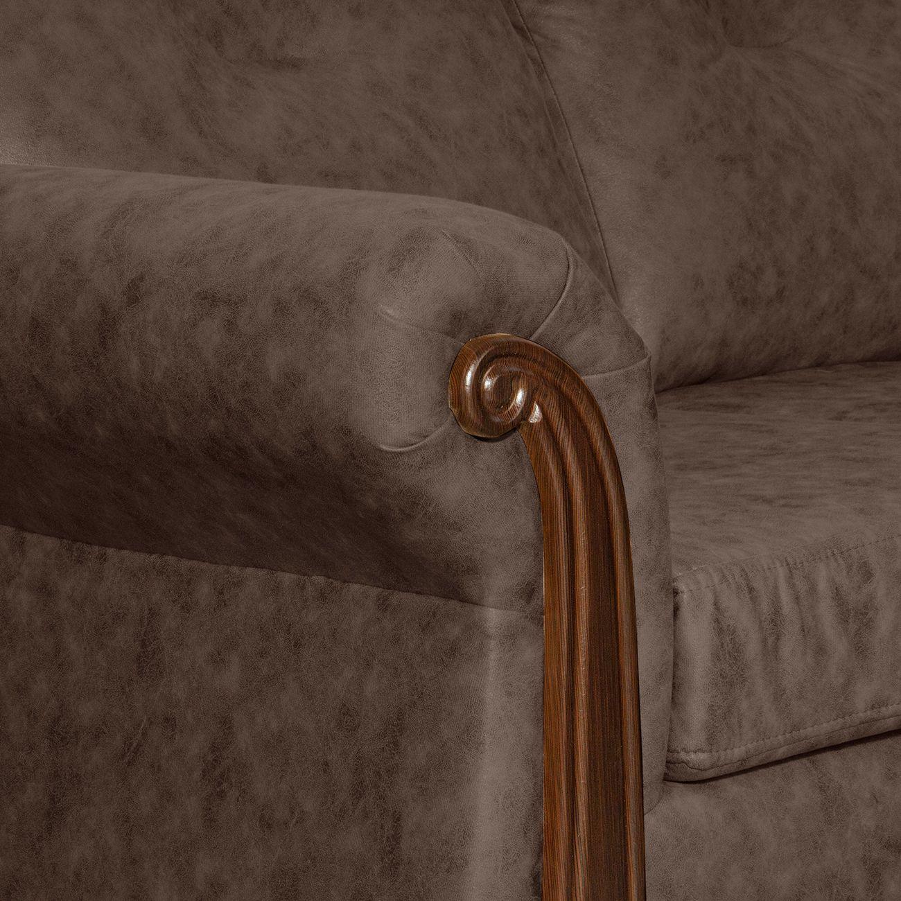 Juego de Living 3 2 Bristol Chocolate-4
