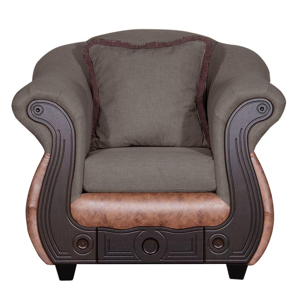 Juego de Living 3 1 1 Ashly Chocolate Terracota-3