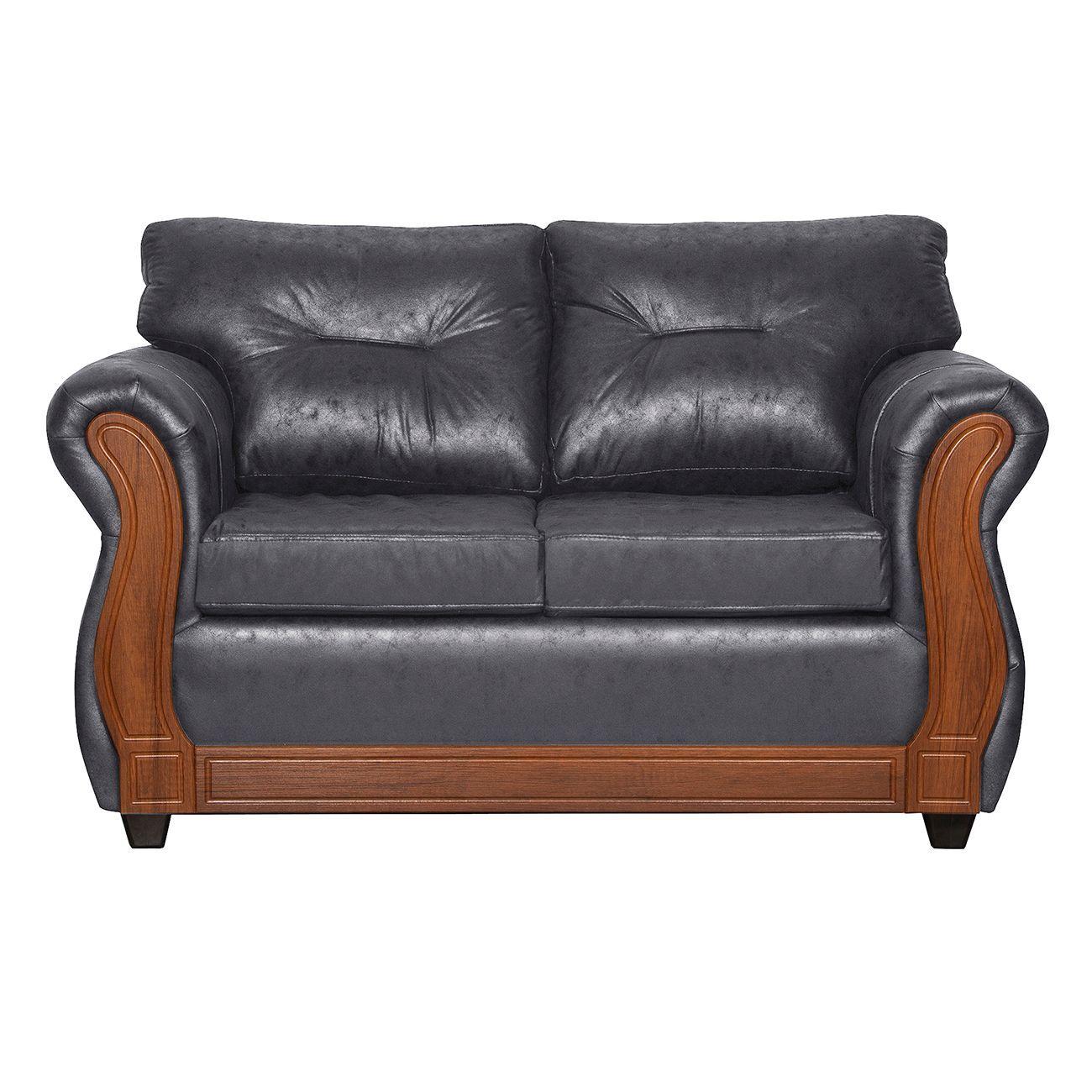 Juego de Living 3 2 1 1 Toronto Gris-3