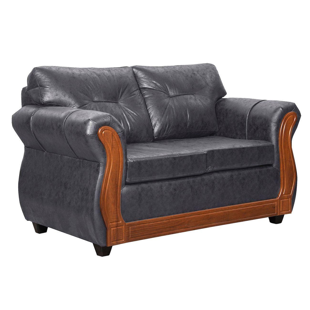 Juego de Living 3 2 1 1 Toronto Gris-4