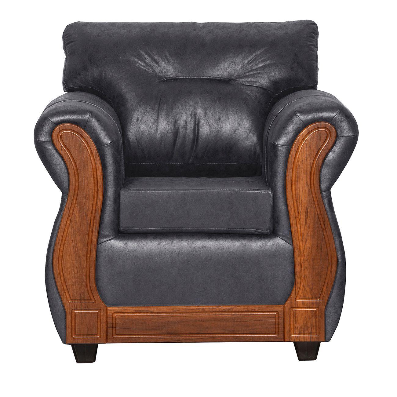 Juego de Living 3 2 1 1 Toronto Gris-5