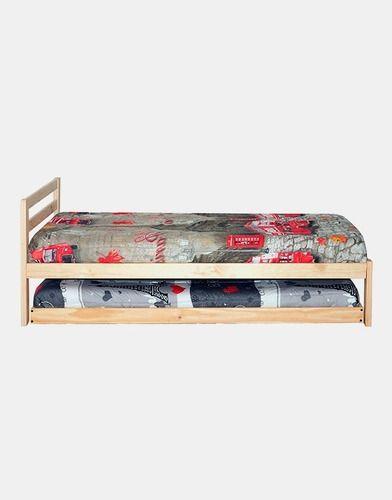 Cama Nido 1,5 Plaza En Madera Natural Incal-1