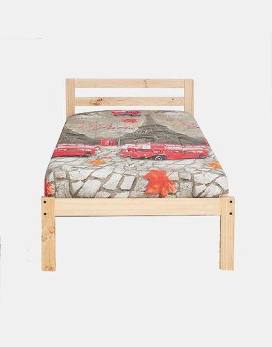 Cama Nido 1,5 Plaza En Madera Natural Incal-5