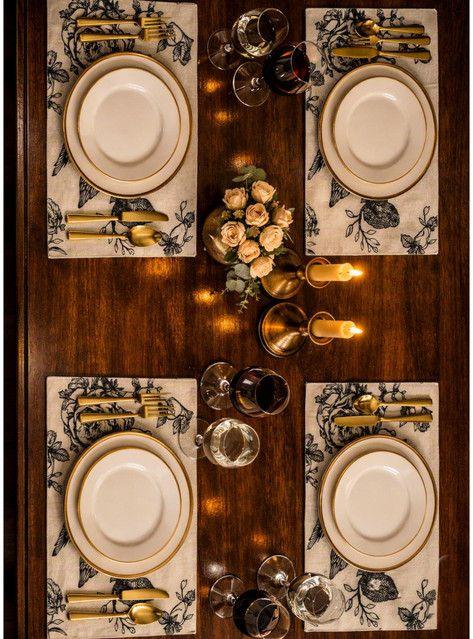 Set 6 Individuales de Lino 35x45 Repelente a Liquido-antimancha md30-2