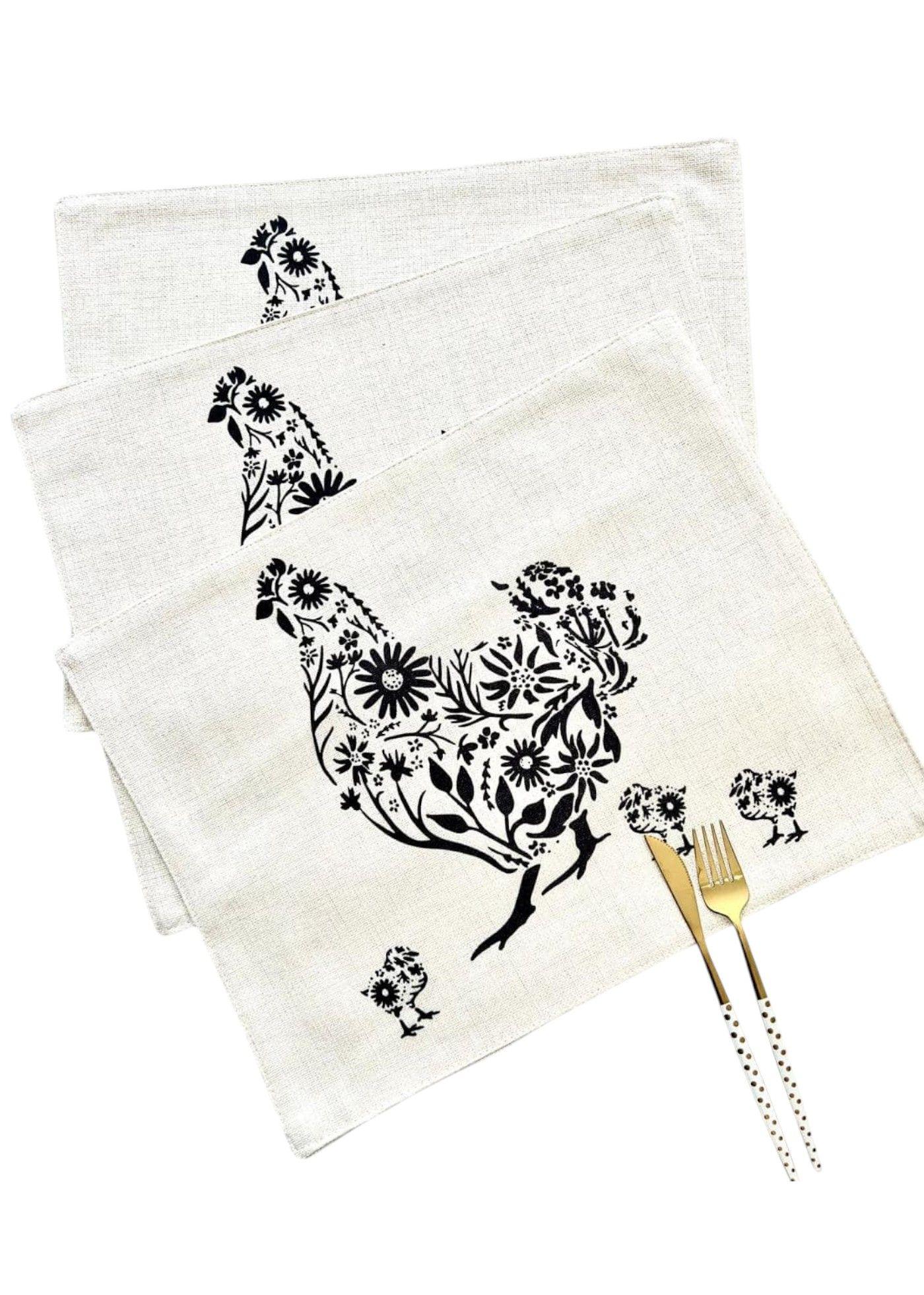 Set 6 Individuales de Lino 35x45 Repelente a Liquido-antimancha md11-3