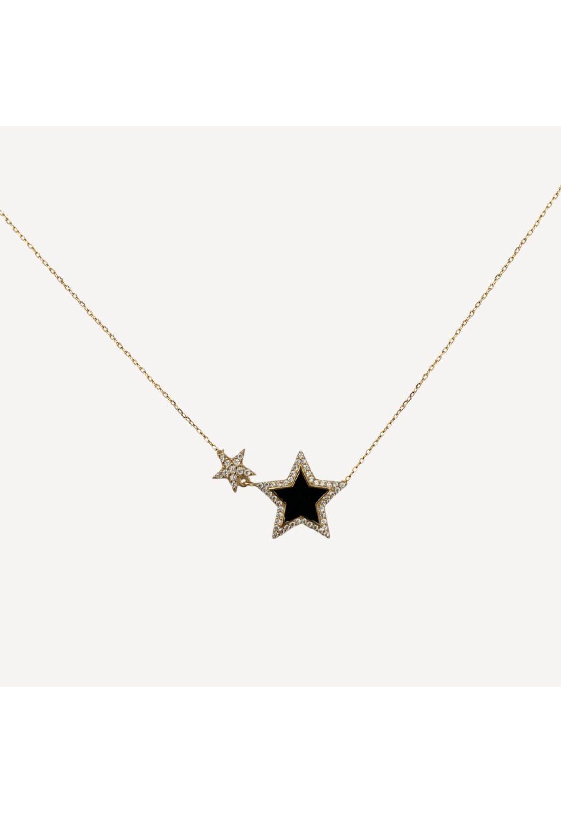 Collar Two Stars Black-0