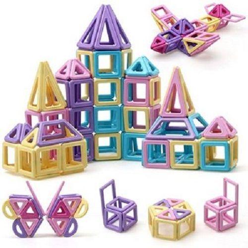 Castillo Block Magnético Educativo Buppi Toys 320 PCS Imán-1