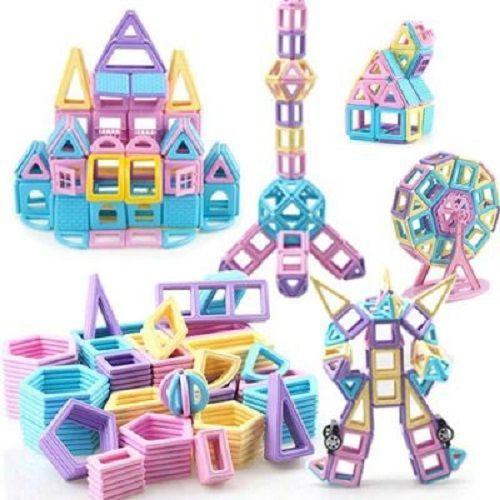 Castillo Block Magnético Educativo Buppi Toys 320 PCS Imán-2