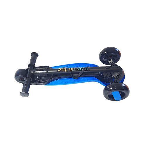 Scooter Plegable Led Buppi Toys Roll Azul-1