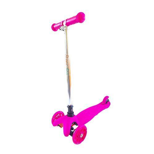 Scooter Mini Led Buppi Toys Roll Pink Rosado-0