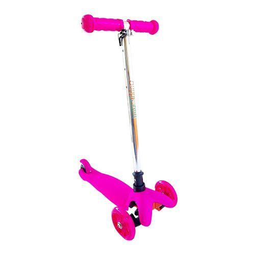 Scooter Mini Led Buppi Toys Roll Pink Rosado-2