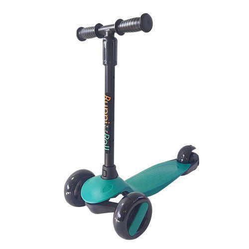 Scooter Plegable Led Buppi Toys Roll Verde Petróleo-2