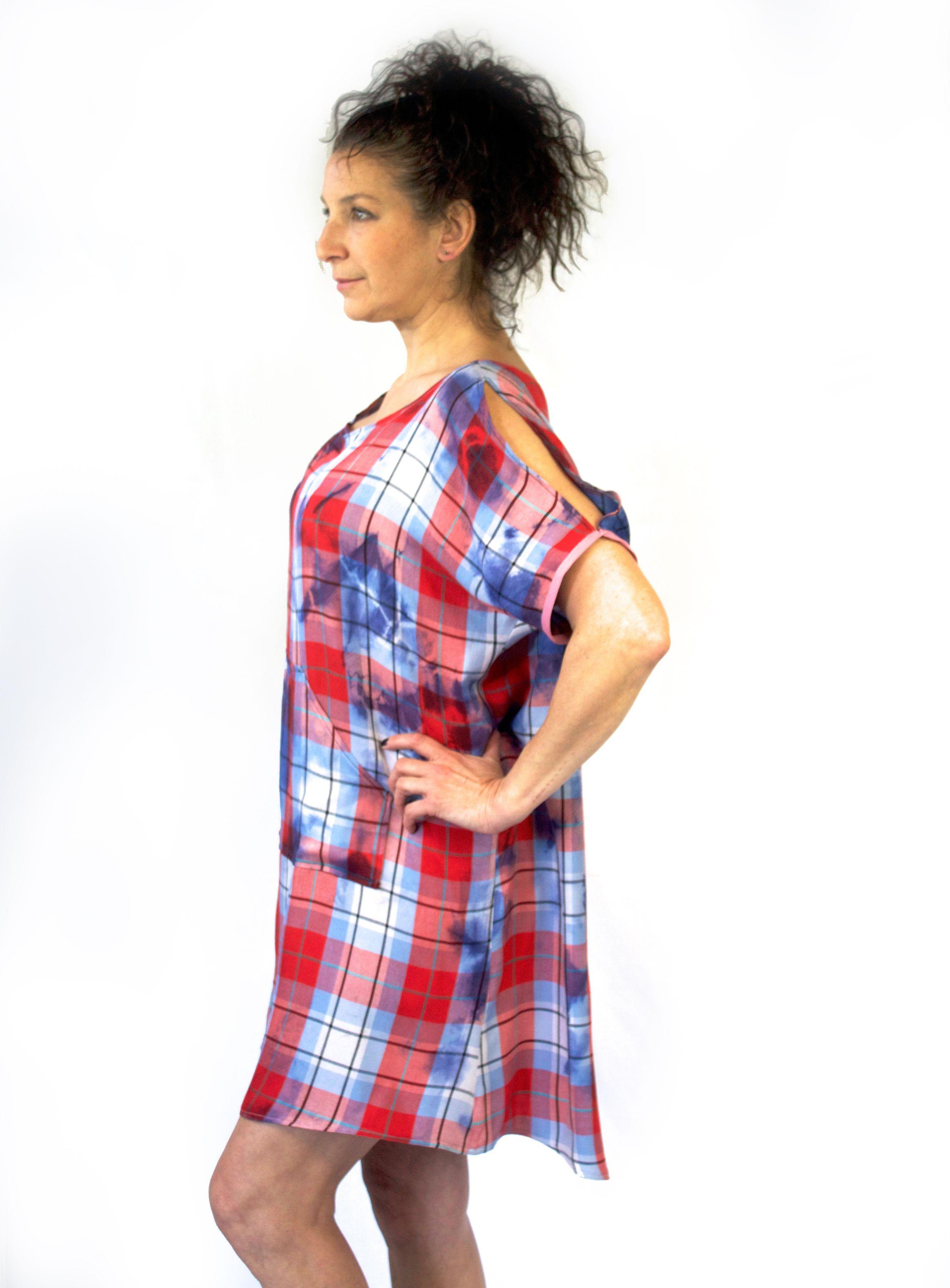 VESTIDO ANKI TARTAN TIE DYE-4