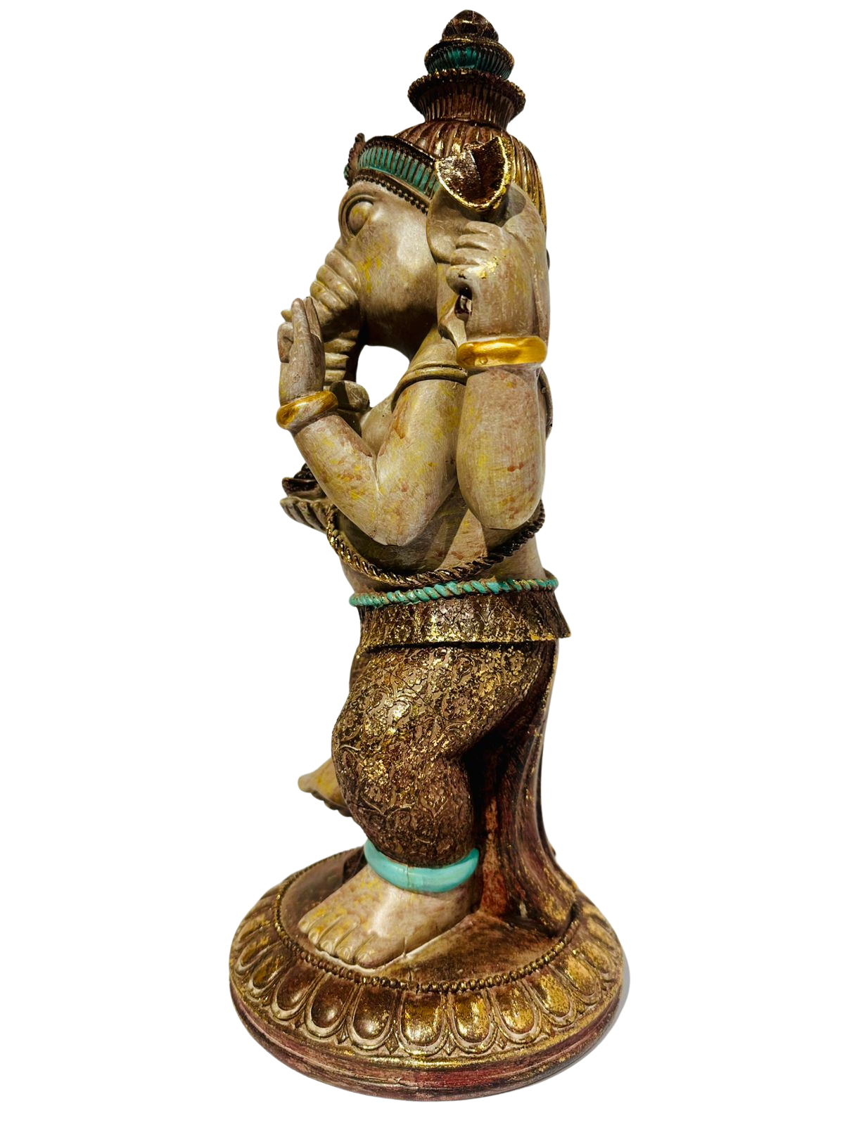Estatua Ganesha, Buda Cabeza De Elefante 42cm-0