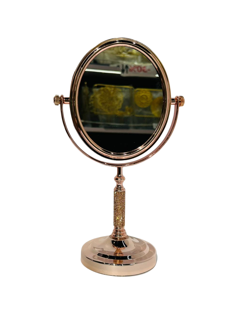 Espejo De Maquillaje Para Escritorio 17cm, Con Aumento-2