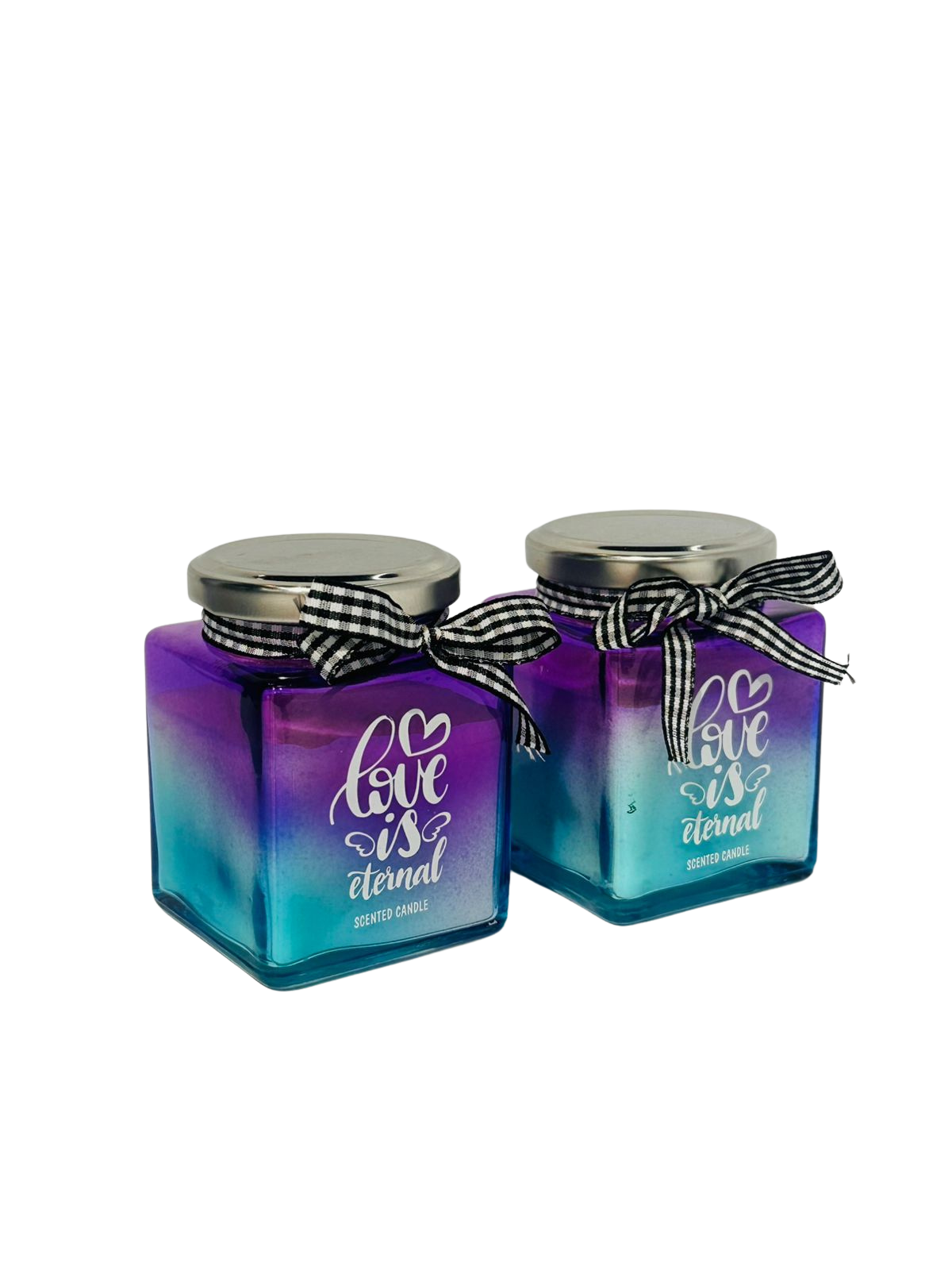 Pack 2 Velas Decorativas, Diseño Love O Life-2