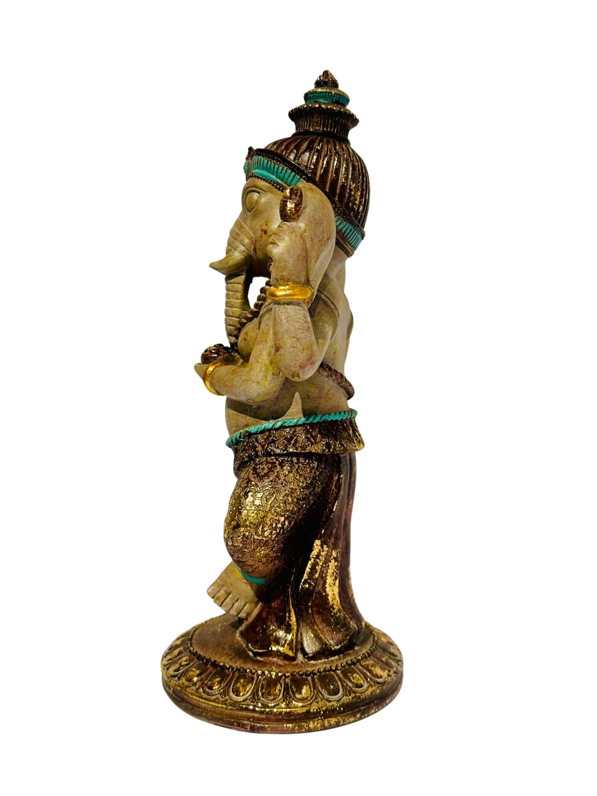 Estatua Ganesha, Buda Cabeza De Elefante 32cm-0