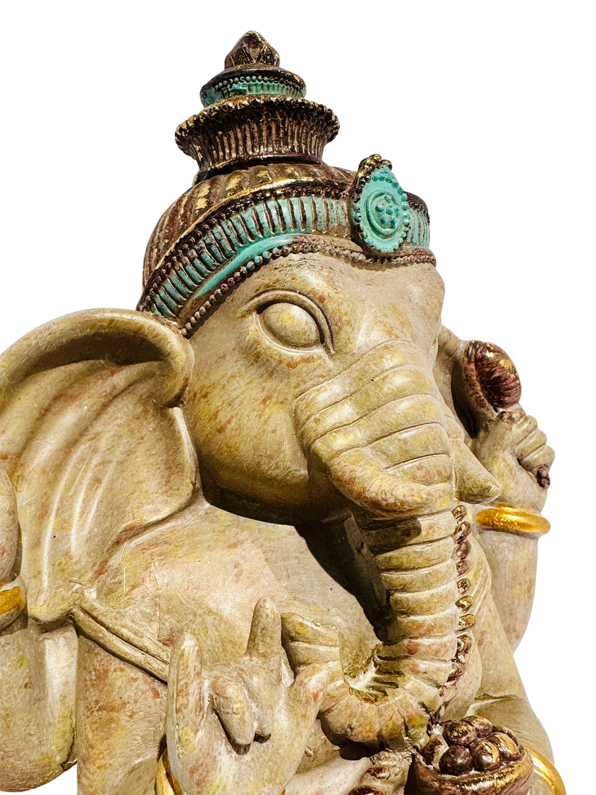 Estatua Ganesha, Buda Cabeza De Elefante 32cm-3