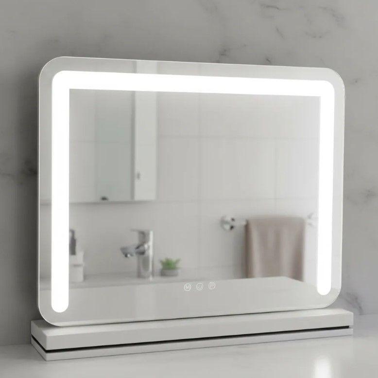Espejo Tocador 40x50cm Con Luz Led Integrada-0