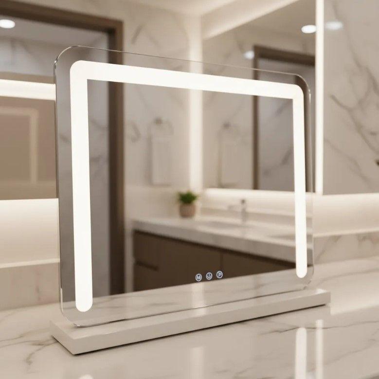 Espejo Tocador 40x50cm Con Luz Led Integrada-1