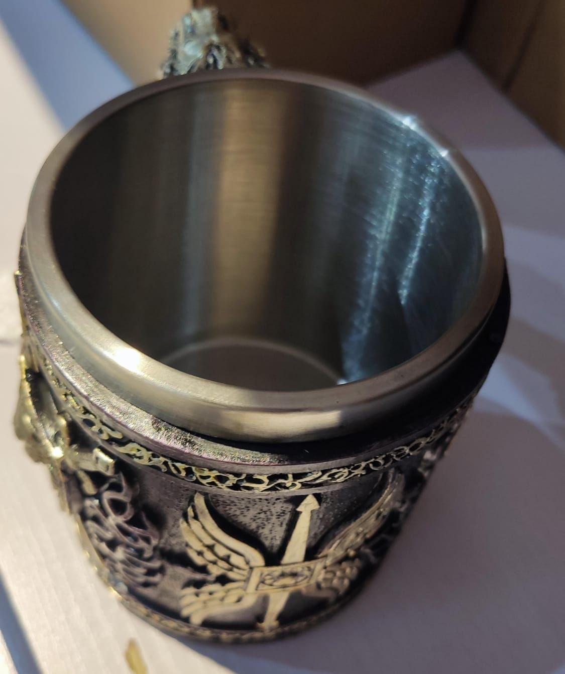 Tazon - Taza Termica De Acero con Estilo Caballero Medieval-3