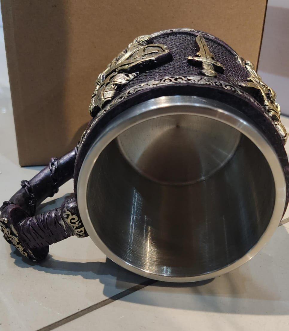 Tazon - Taza Termica De Acero con Estilo Caballero Medieval-4