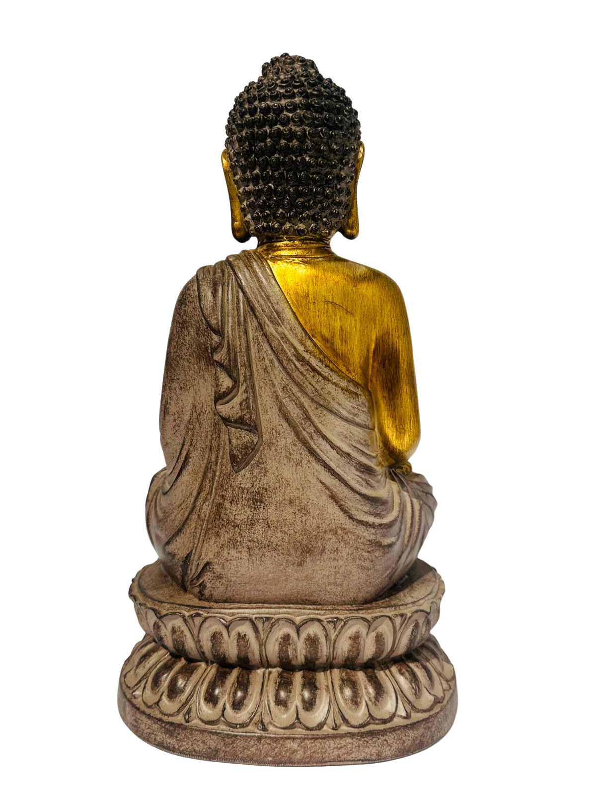 Figura De Buda Zen Decorativa 37cm-2