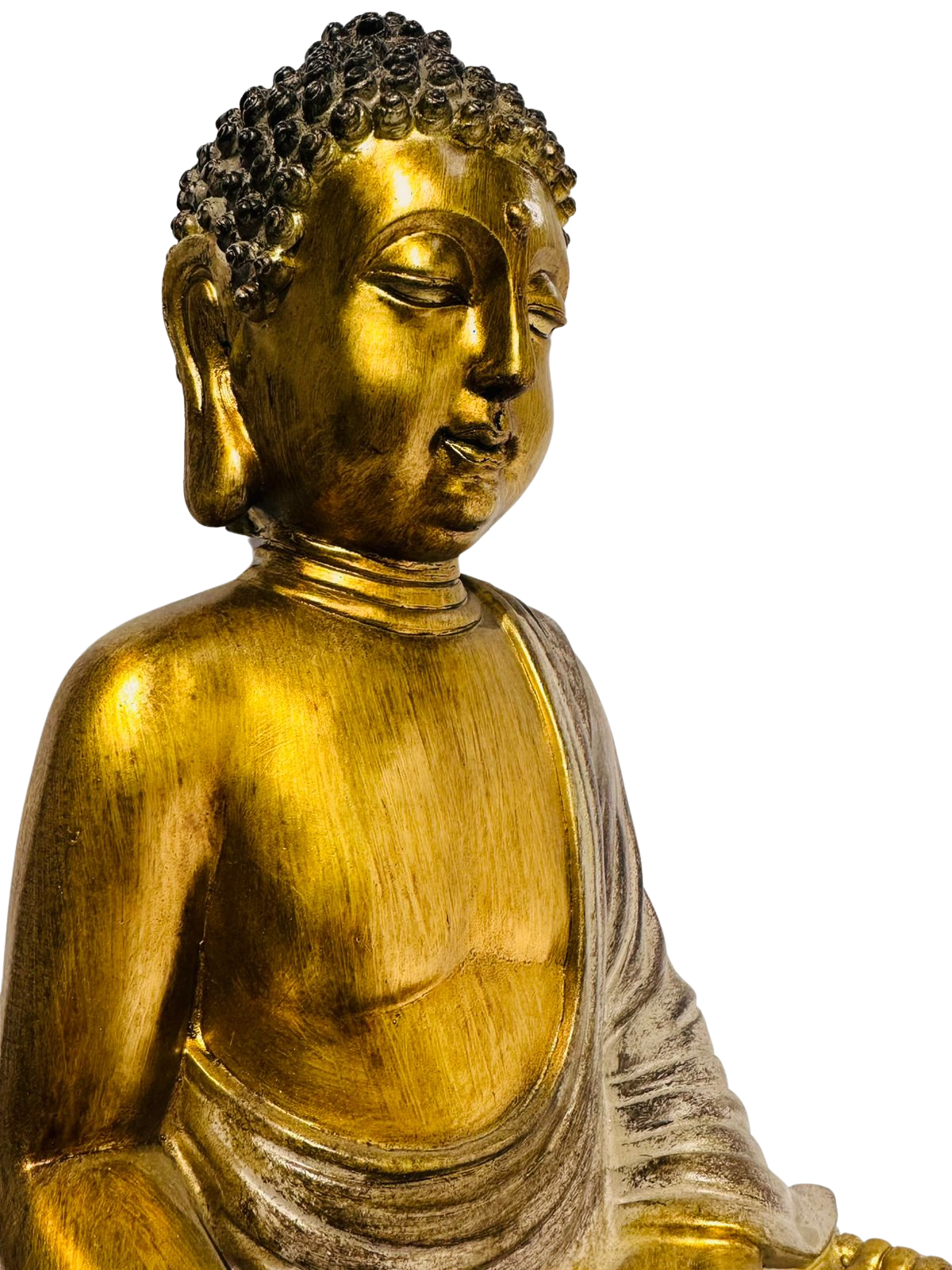 Figura De Buda Zen Decorativa 37cm-3