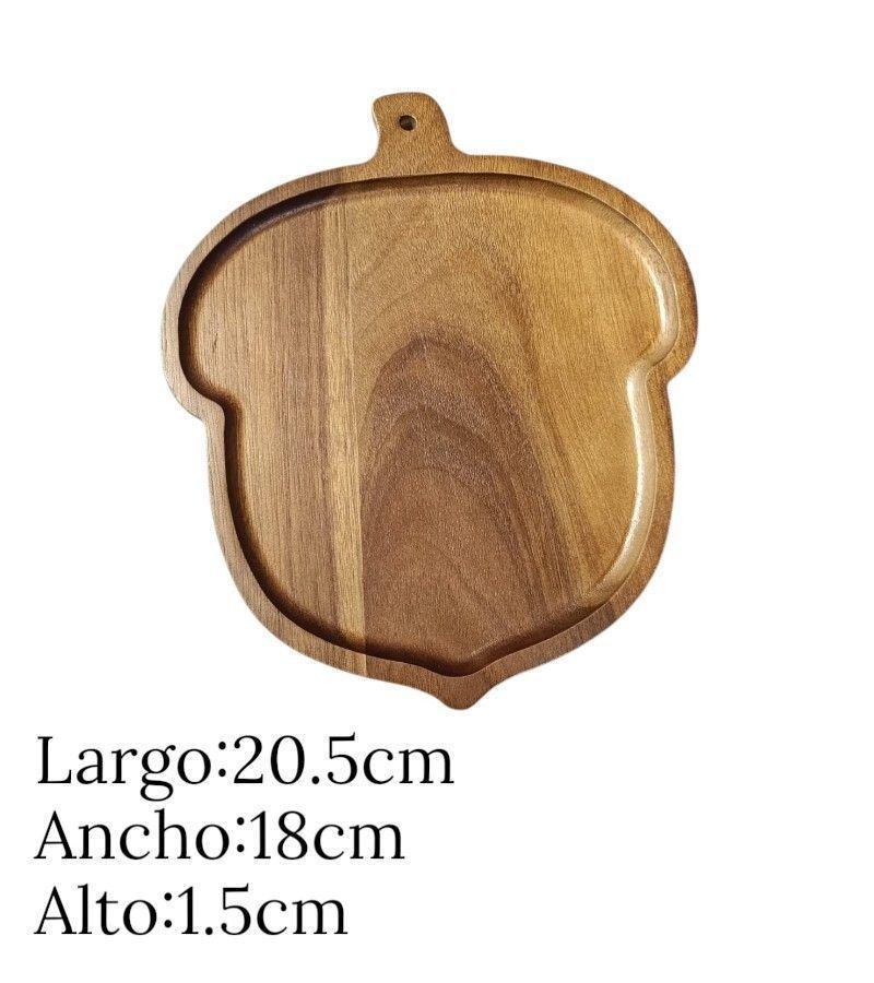 Tabla De Picoteo Madera De Casta a Para Snack-2