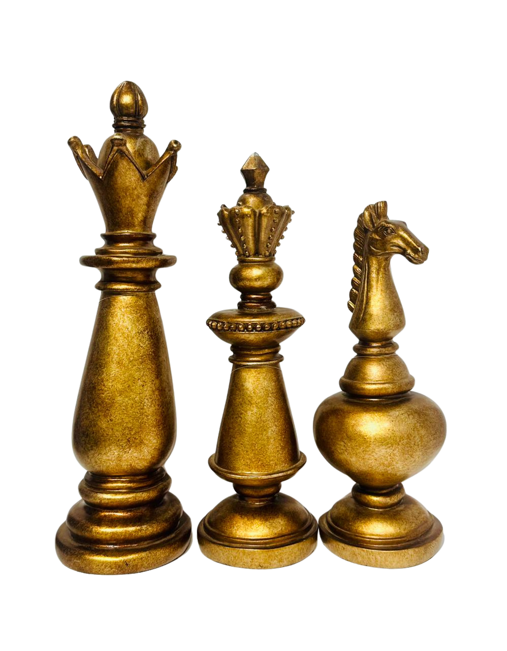 Adorno Juego De Ajedrez Original 3 Pcs-0