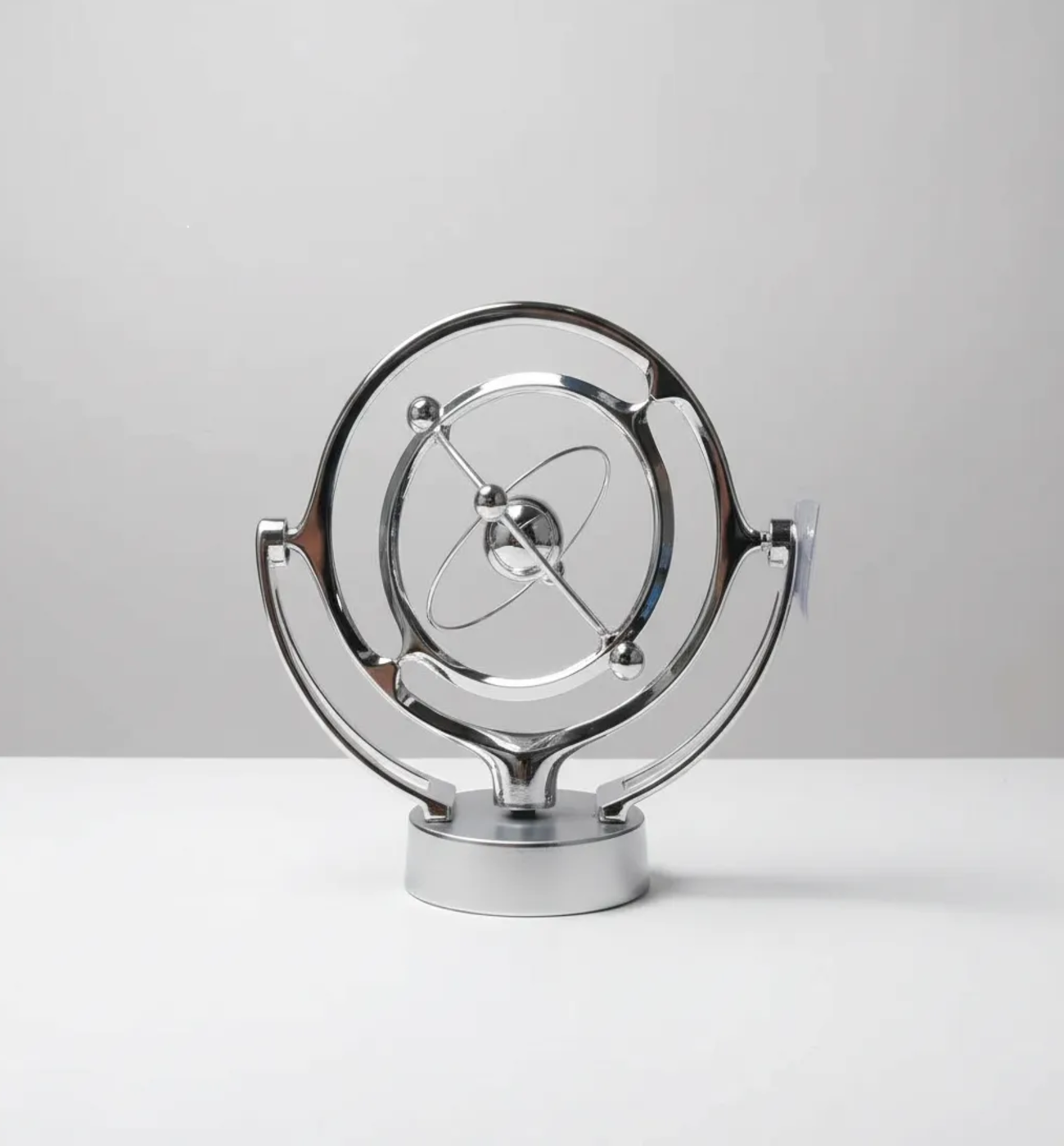 Escultura cinética de movimiento Perpetuo Plata Para Escritorio-3