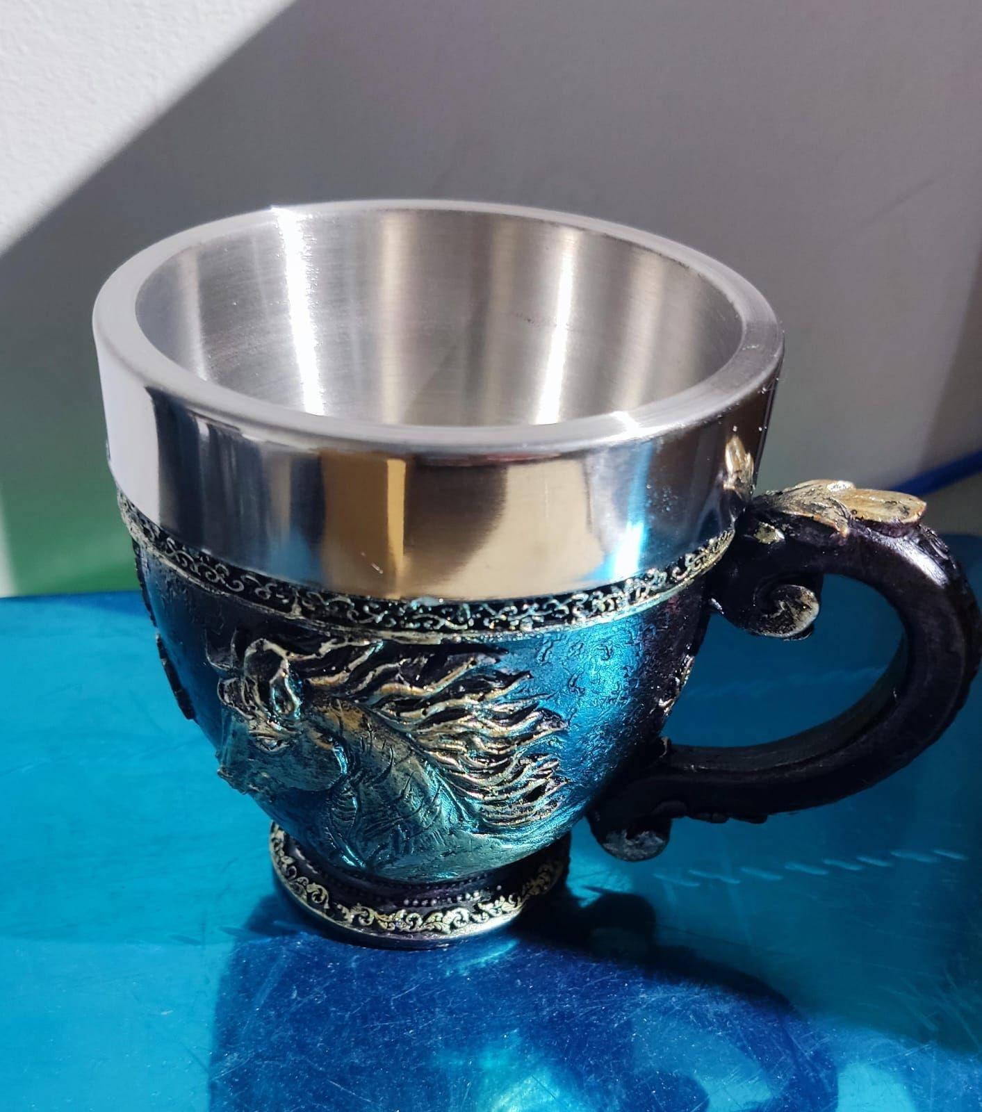 Tazon - Taza Termica De Acero con Relieve de Caballo-3