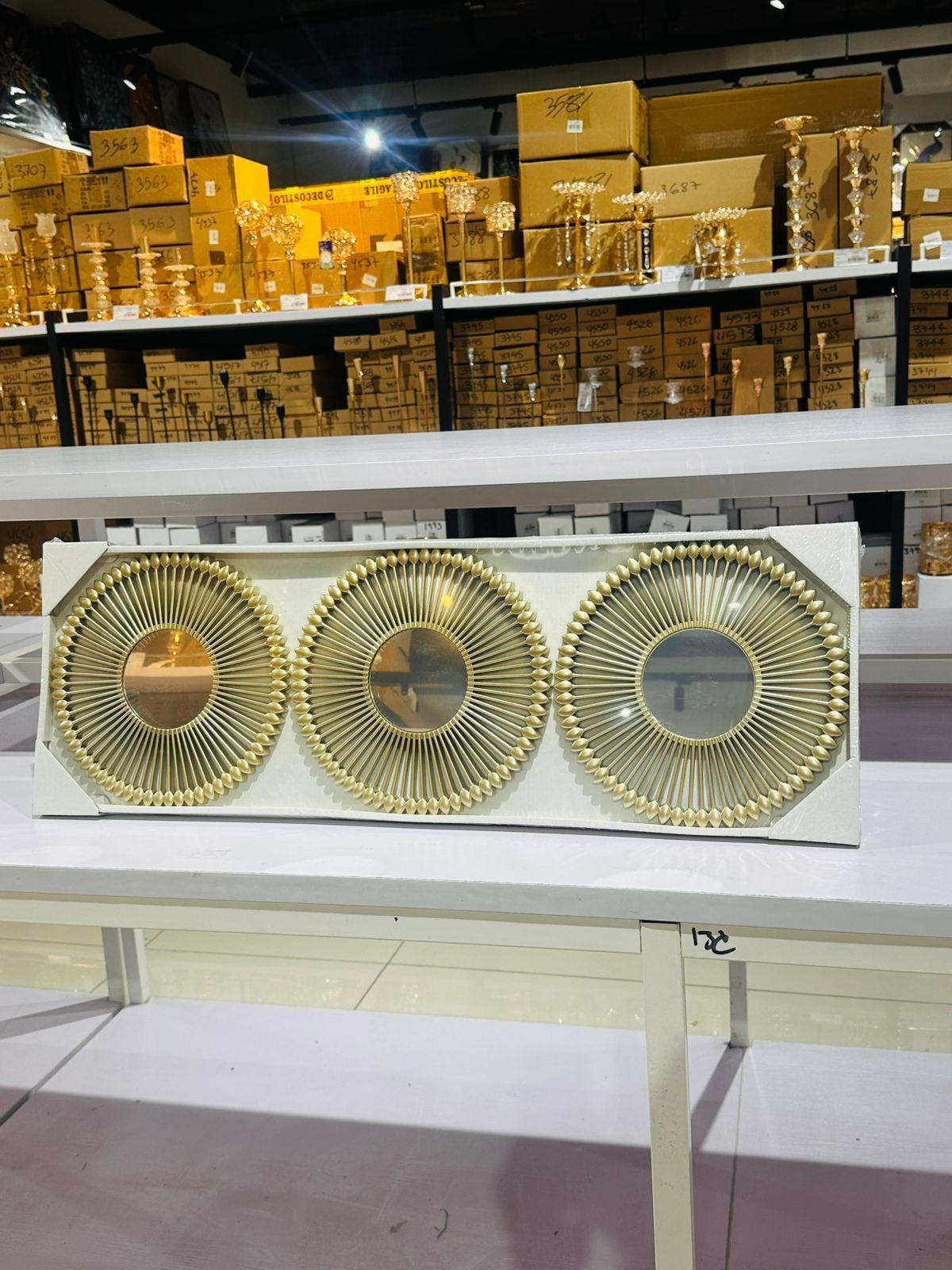 Set 3 Espejos Decorativos Redondos 25cm-5