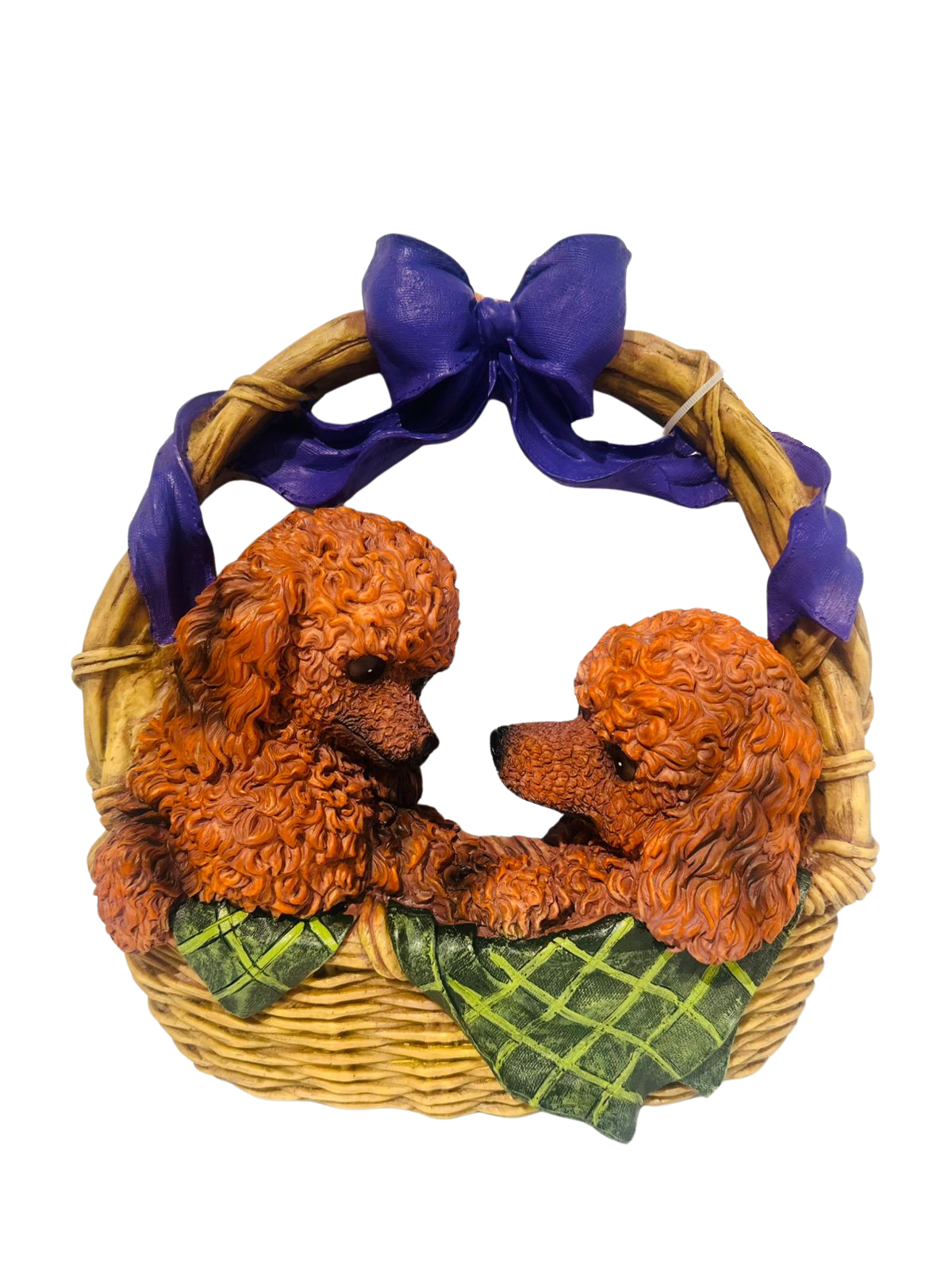 Figura Decorativa Colgante 2 Perritos 30cm-0