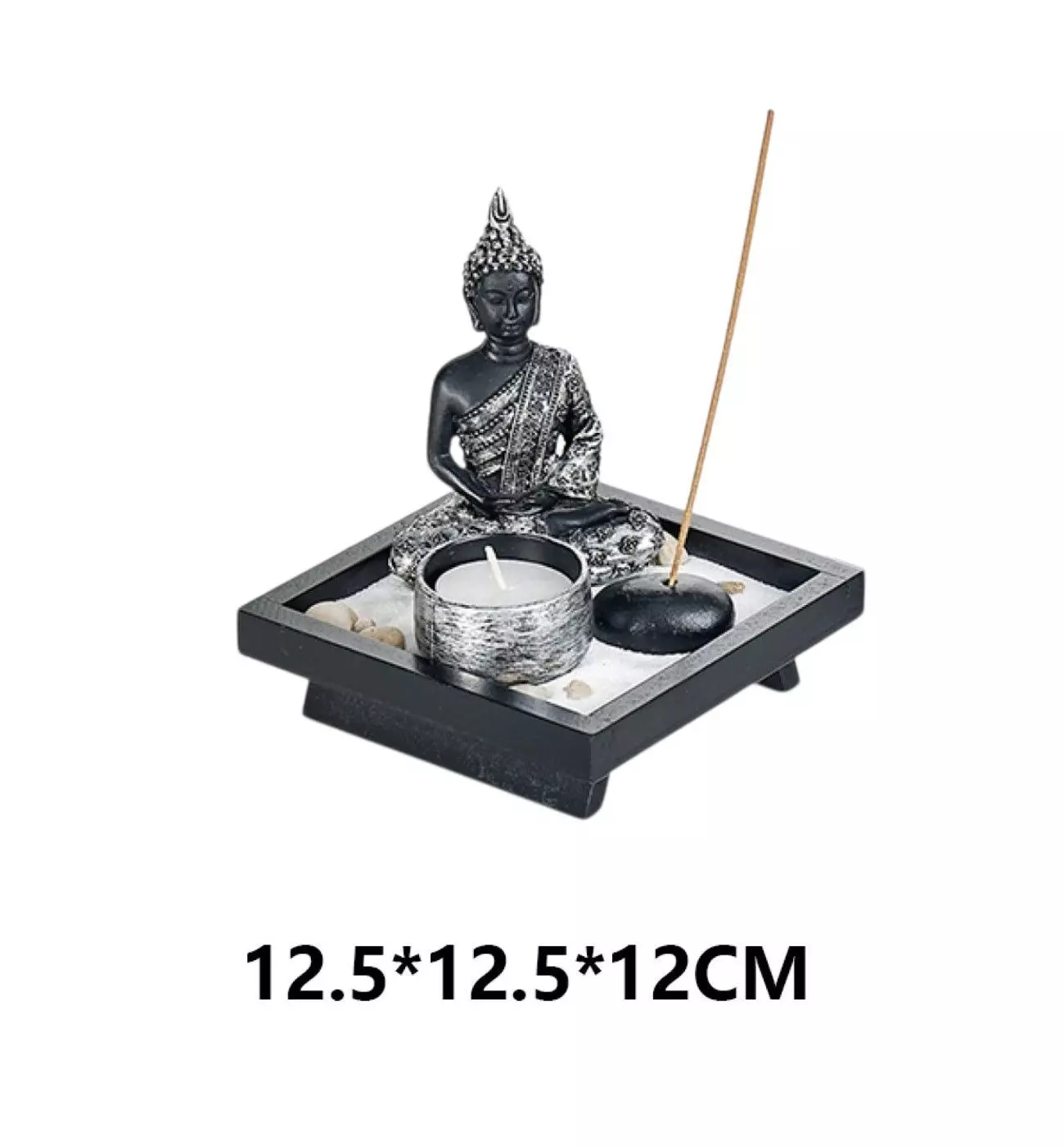 Porta Vela De Buda Con Porta Vela Candelabro-2