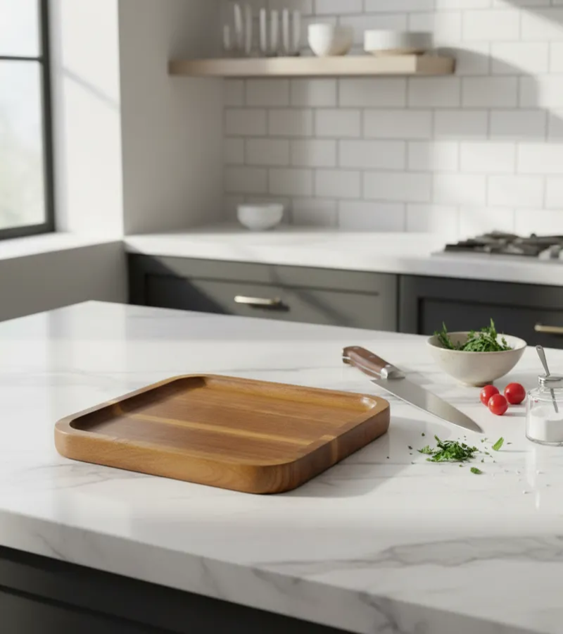 Tabla Cuadrado De Picoteo Para Sirve-2