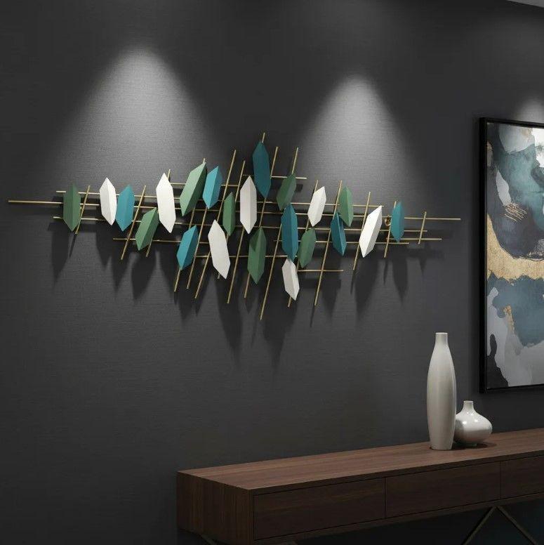 Decoración De Pared Verde Calipso 145cm-5