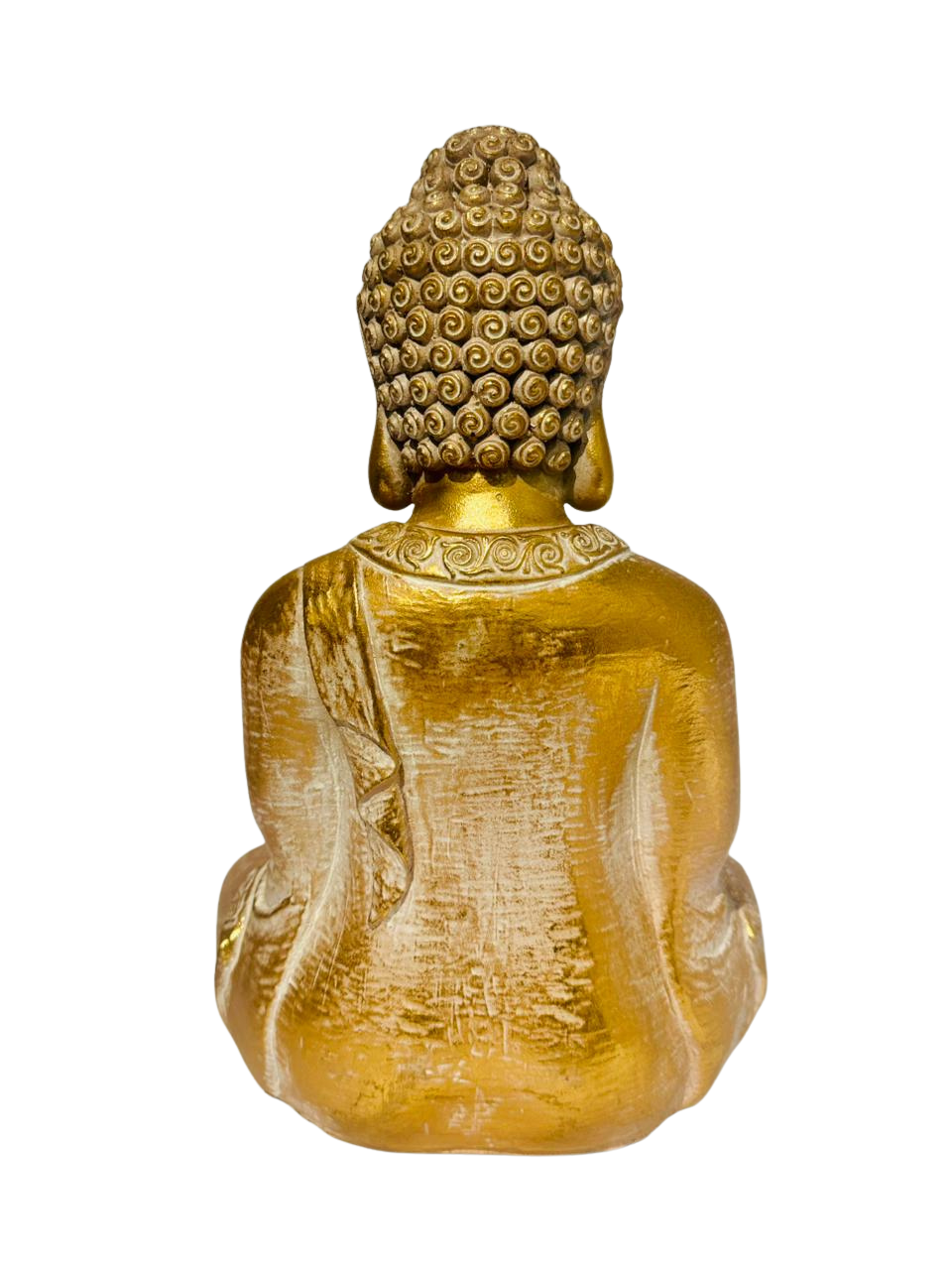 Adorno Estatua De Buda Color Dorado 32cm-2