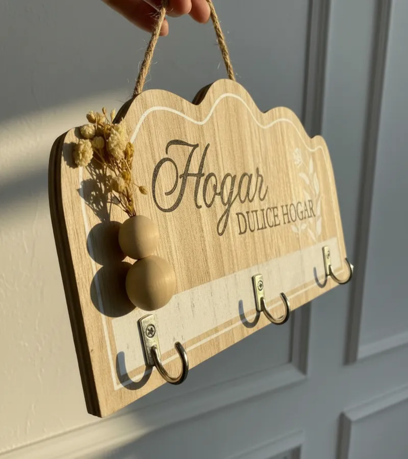 Porta Llaves De Madera Diseno Variados Para Entrada-2