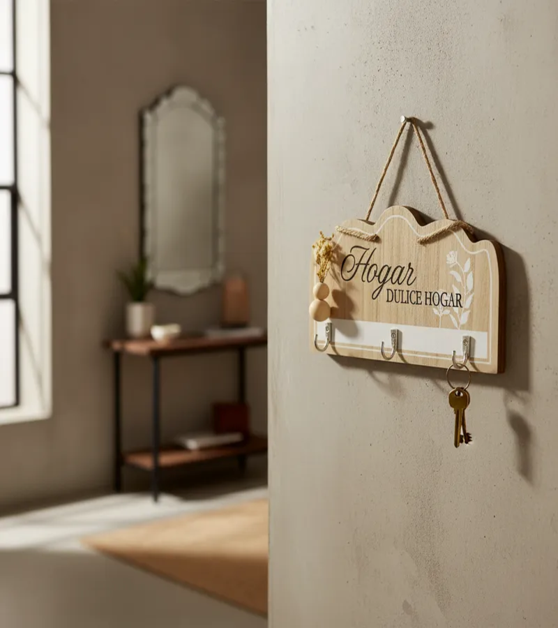 Porta Llaves De Madera Diseno Variados Para Entrada-3