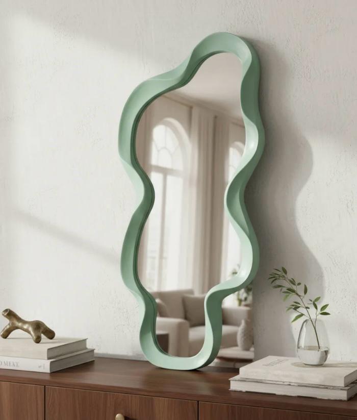 Espejo Decorativo Turquesa 75cm-2