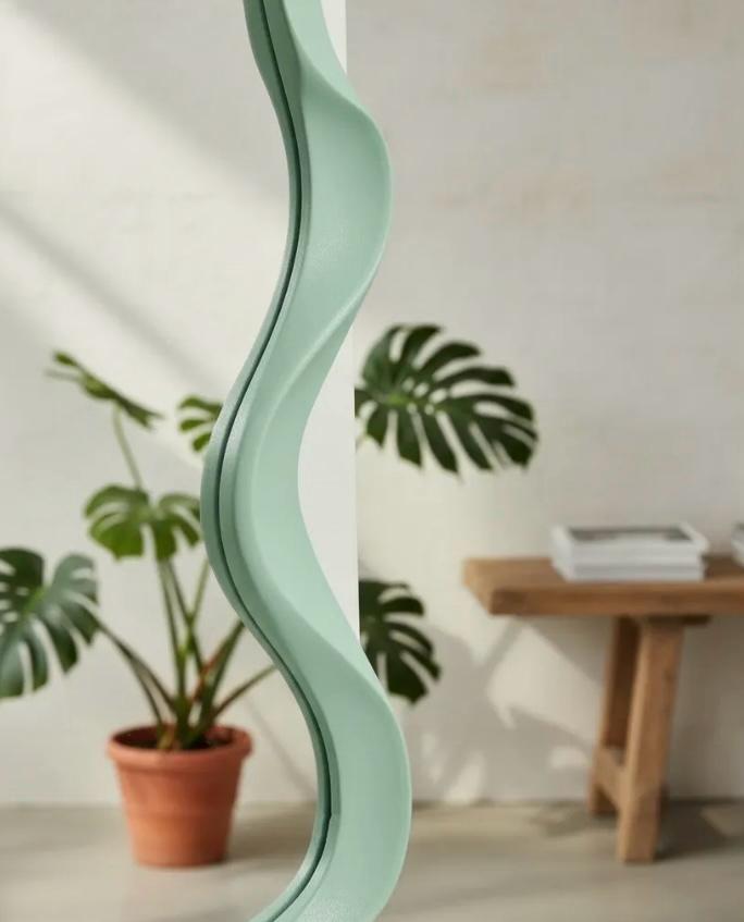 Espejo Decorativo Turquesa 75cm-3